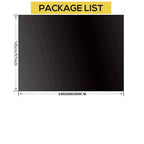 100 Blackout Darkest House Blackout Window Privacy Film Tint Anti Look Cover Glass Window Cloth Car Stickers Light Block Sticker