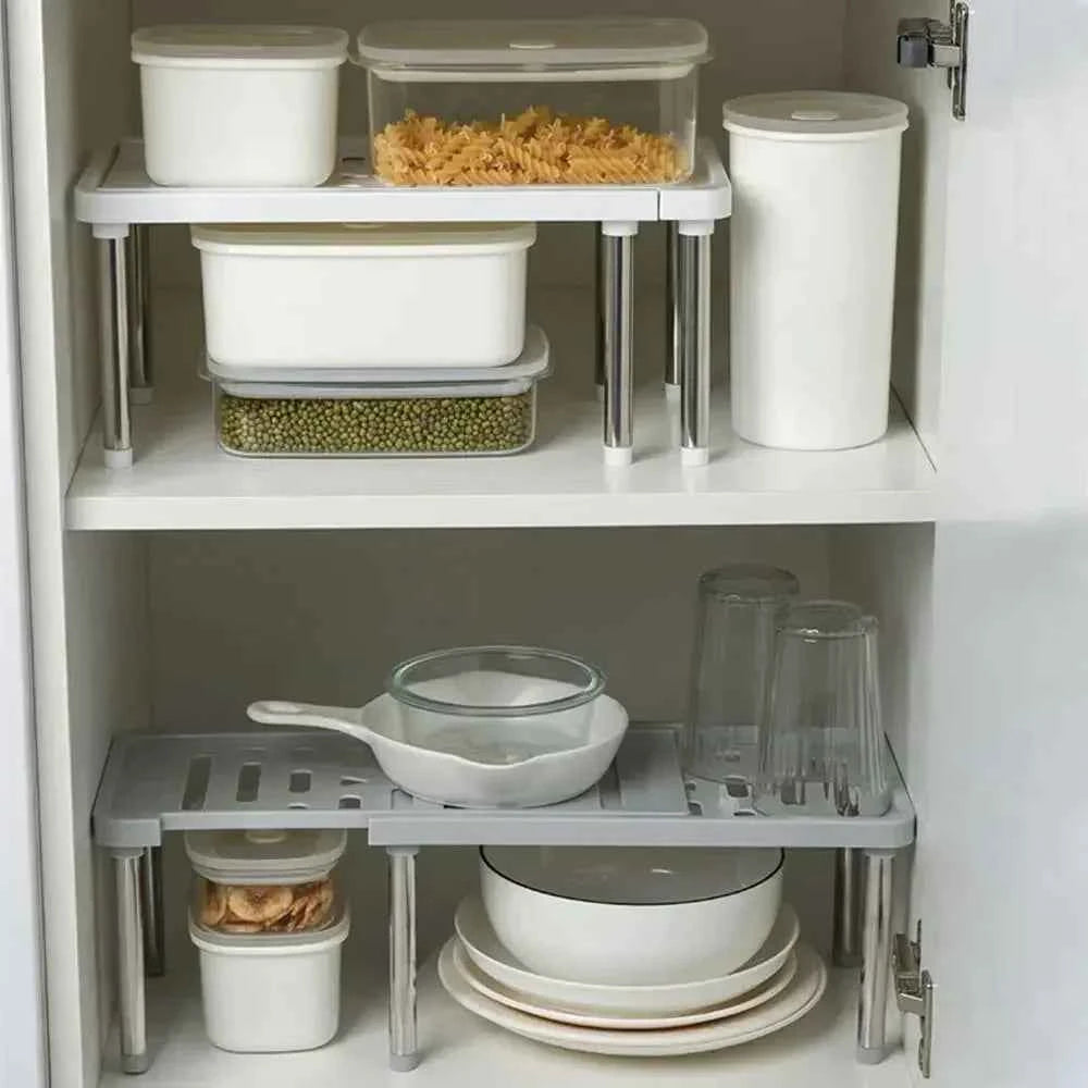Étagère rétractable, 1 pièce, support de rangement multifonction, organisateur d'articles ménagers, bouteille d'assaisonnement