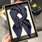 1pcs 70*70cm Women's Square Scarf Soft Satin Floral Print Wrap Foulard Neckerchief Bandannas Hair Skinny Tie Hijab Shawls