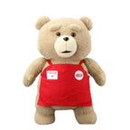 46cm TED Plush Movie Teddy Bear TED 2 Plush Doll Toys In Apron styles Soft Stuffed Animals Plush Toys Animal  for Kids Gift