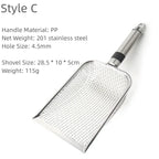 Stainless Steel Cat Litter Scoop with Long Handle | Durable & Easy to Use