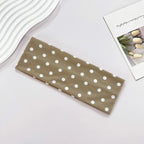 1pc Polka Dot Yoga Elastic Headband – Fashionable Dot-pattern Makeup Headband, Sports & Fitness Sweat-absorbent Hairband