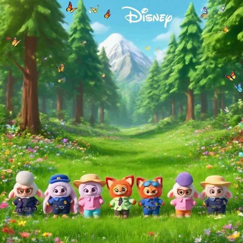 NEW 2026 Disney Zootopia Series Blind Box Judy Nick Vinyl Plush'''' Cartoon Character Pendant Trendy Toys Box Gift