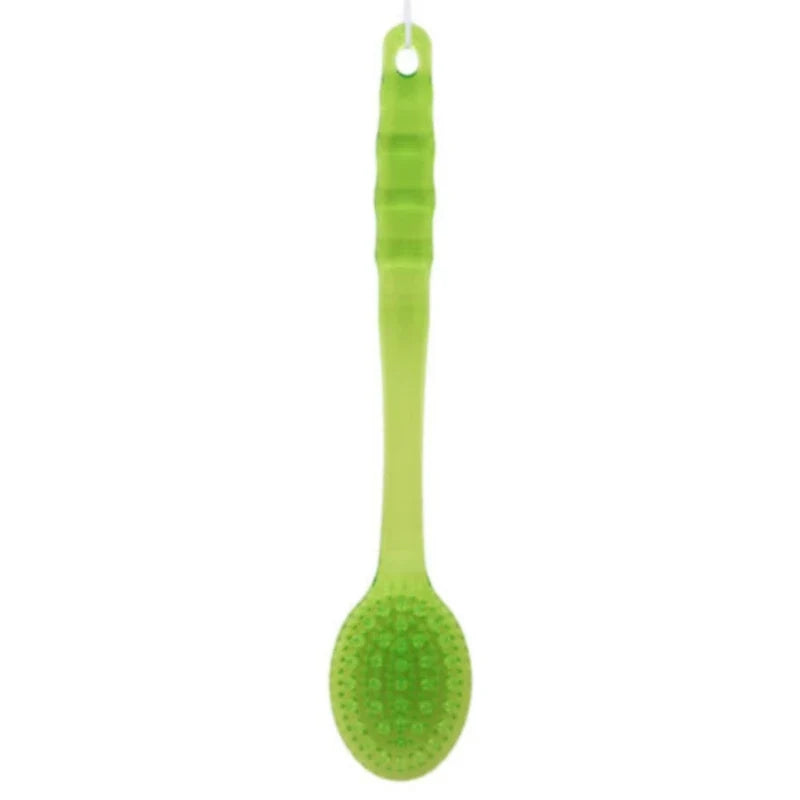 1Pc Long Handle Bath Brush Soft Hair Bath Brush Back Ball Brush Bathroom Body Brushes Mud Back Scrubber Shower Massage Brushes