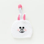 Cartoon Dog Key Case Handwoven Key Organizer Pouch