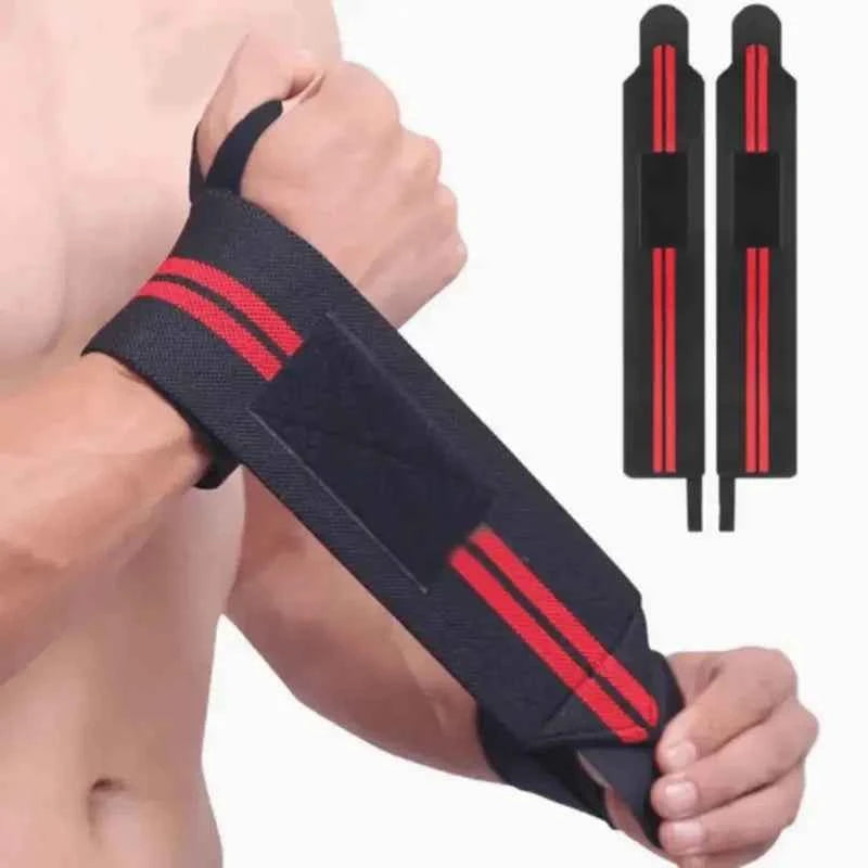 2 pcs Elastic Wrist Wraps, Wrist Support Brace, Wrist Wraps Guard Wrist Band For Gym Weightlifting, Fitness Protection, Barbell