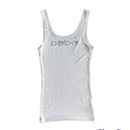 Vintage Sleeveless Tank Top Letters Summer Print Personality Crop top Sleeveless Slim Streetwear Punk Y2K Baby Tee Short Sleeve