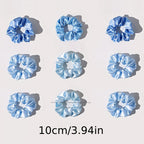 10pcs Large Hair Ties- Stylish Women'S Hair Accessories Set, Perfect for Casual Parties,Back-to-School Season, Christmas