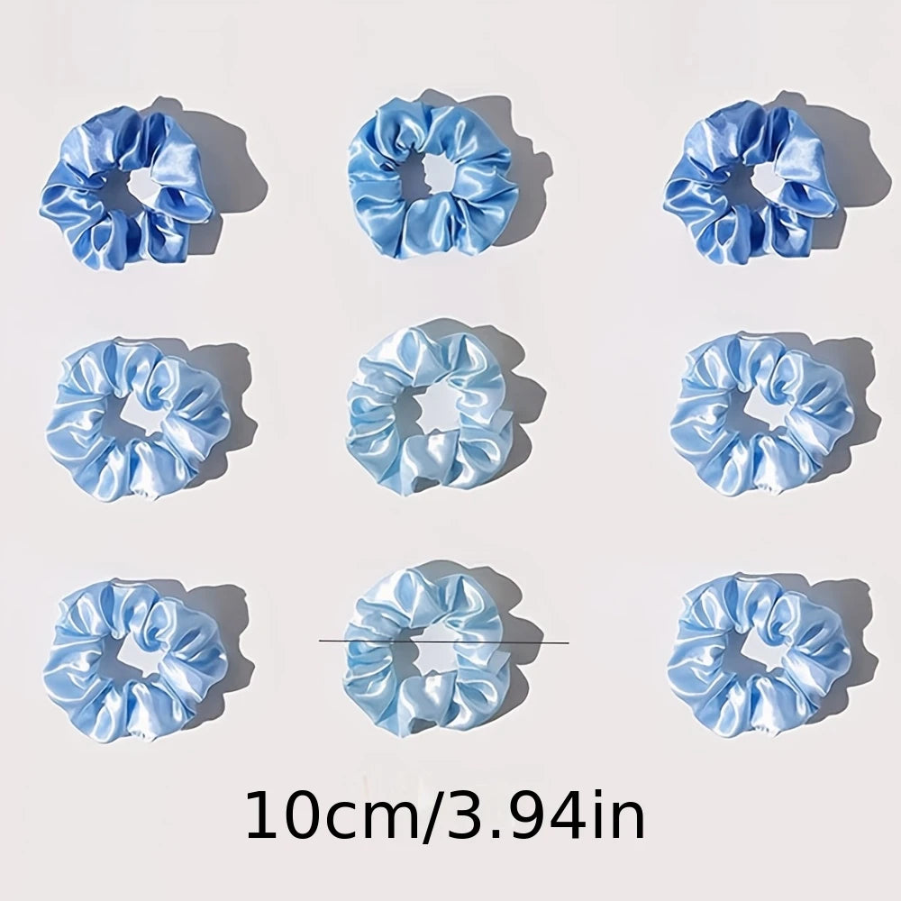 10pcs Large Hair Ties- Stylish Women'S Hair Accessories Set, Perfect for Casual Parties,Back-to-School Season, Christmas