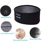 Bluetooth Headband Headphones Wireless Music Sports Hairband Running Fitness Sweatband Earphones Soft Sleeping Eye Mask Headset