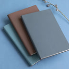 A5 PU Leather Softcover Notebook , Waterproof Journal for Writing Diary, Cute Travel Note Taking Planner for Office School Supplies, Gift for Women Men