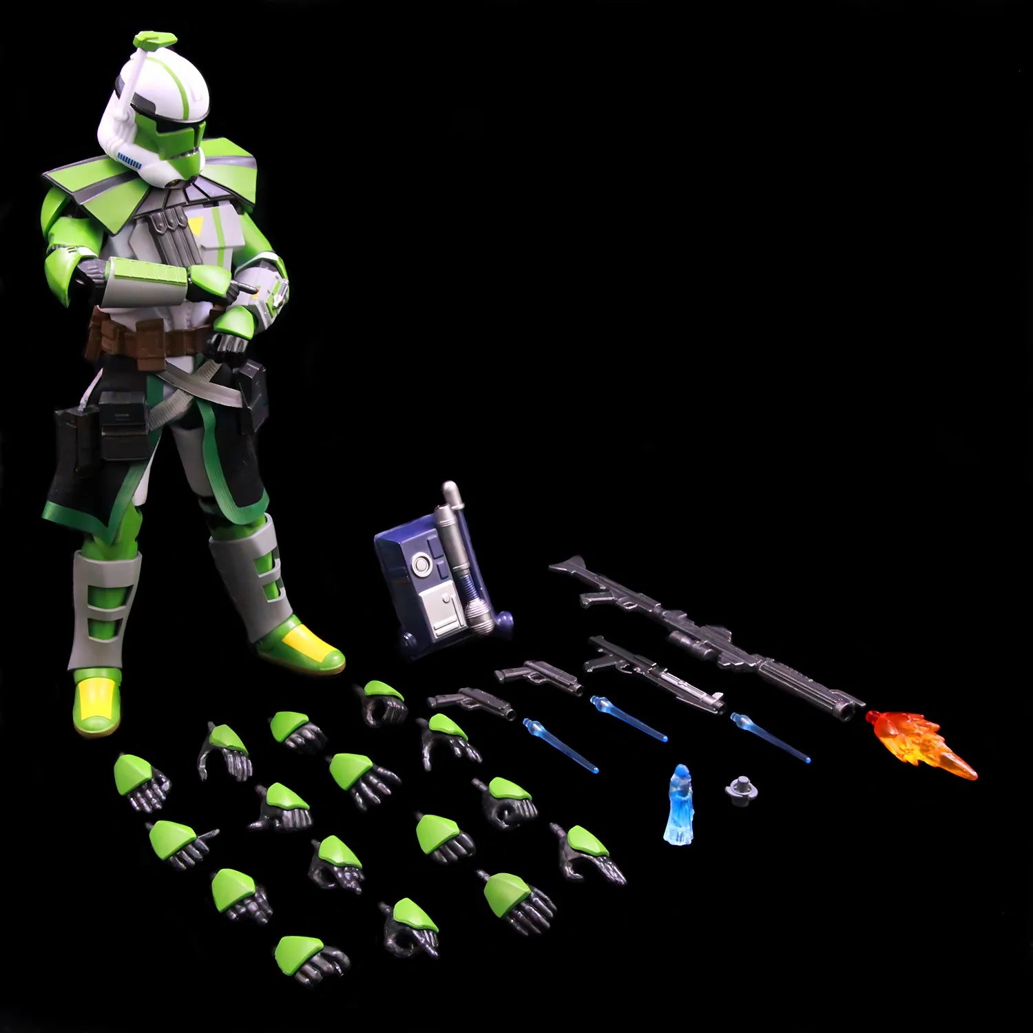 New Body(JOV3.0) Star Wars Commander Doom's Unit Clone Command ARC Trooper Heavy JET Doom Legion Battlefront II 6" Action Figure