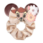 Cute Mouse Ears Velvet Scrunchies Hairband Women Elastic Ponytail Holder Girls Sequin Bow 2023 Kids Party DIY Hair Accessories