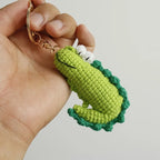 Cute Crochet Stingray Keychain Marine Fish Bag Charm