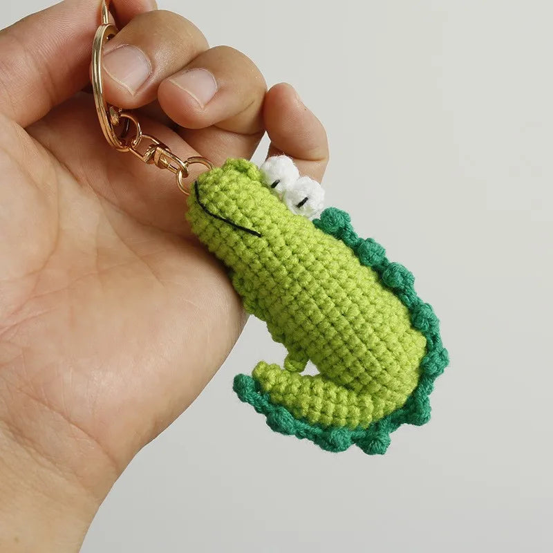Cute Crochet Stingray Keychain Marine Fish Bag Charm