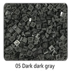 100Pcs DIY Bricks Parts 3024 1x1 Plate Educational Tech Construction Assmble Compatible Block Parts Toys for Child Kids