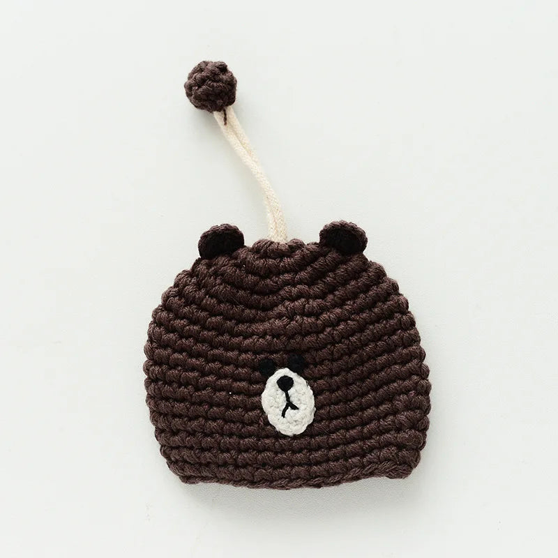 Cute Crochet Cactus Keychain Decorative Bag Charm
