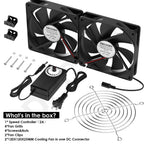 120mm 3000RPM Fan Cooling With Controller 12cm 12V 220V Btc Machine Chassis Workstation Cabinet Radiator Server Fan