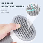 Pet Dog Brush Cat Comb Self Cleaning Pet Hair Remover Brush For Dogs Cats Grooming Tools Pets Dematting Comb Dogs Accessories - WTN Essentials 