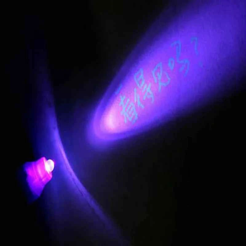 UV Invisible Ink Magic Pen with LED Black Light for Kids