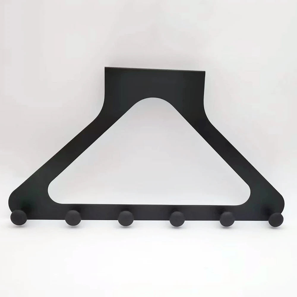 Clothes Hooks Behind The Door，PunchFree ，Traceless Hanger for Coats, Hats, Bags, and More，Over the Door Storage Organizer Hanger