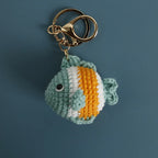 Ocean Animal Crochet Keychain Tropical Fish Bag Charm