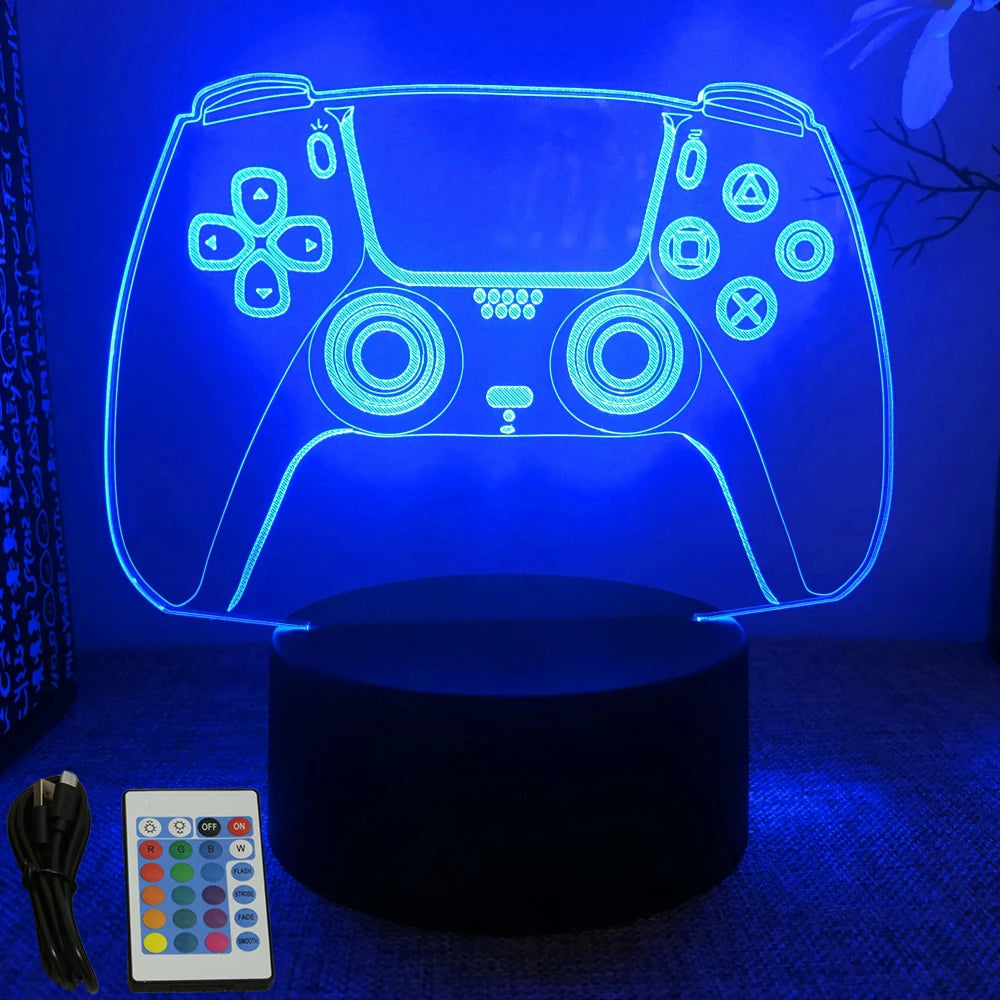Gamer 3D lamp