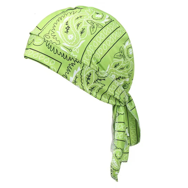 Men's Bandana Scarf Cycling Headscarf Handkerchief Head Outdoor Pirate Hat Motorcycle Printed Paisley Multi Color Hip-Hop Dance