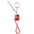 New Style 1 Pcs Blood Type A B O AB Plasma Pack Blood Bag PVC Pendant DIY Jewelry Making Gift Charm Keychain Accessory Keyring