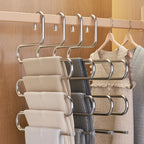 5-Layer Multi-Functional Clothes Hanger – Space Saving Non-Slip Storage Rack