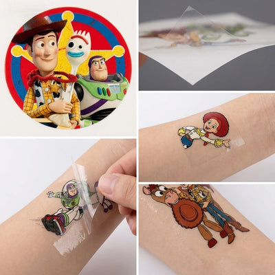 20Pcs Toy Story Temporary Body Art Stickers Cute Cartoon Cosplay Party Toys for Kids Birthday Gifts