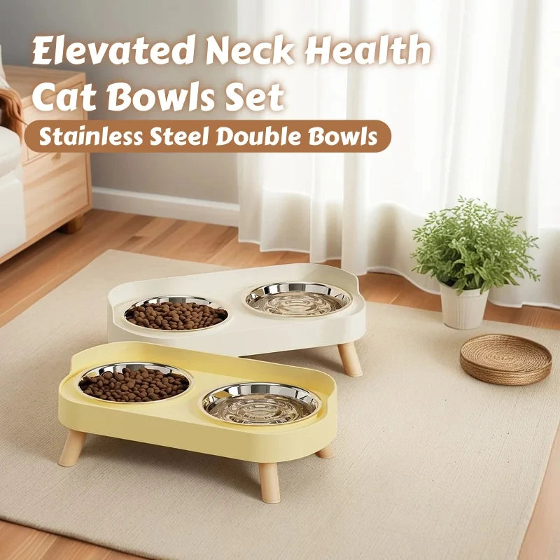 Stylish Elevated Dog Bowl for Better Posture and Digestion