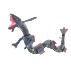 Shiny Rayquaza Plush Toys Stuffed Animal Game for Collectible Gift,Soft Plushies,Cute Cartoon Character Black 12 Inch