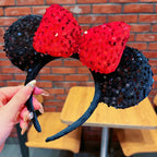 Cartoon Minnie Mouse Ear Headband New Holiday Party Christmas Snowman Headdress Cosplay for Adults Kids Hair Accessories