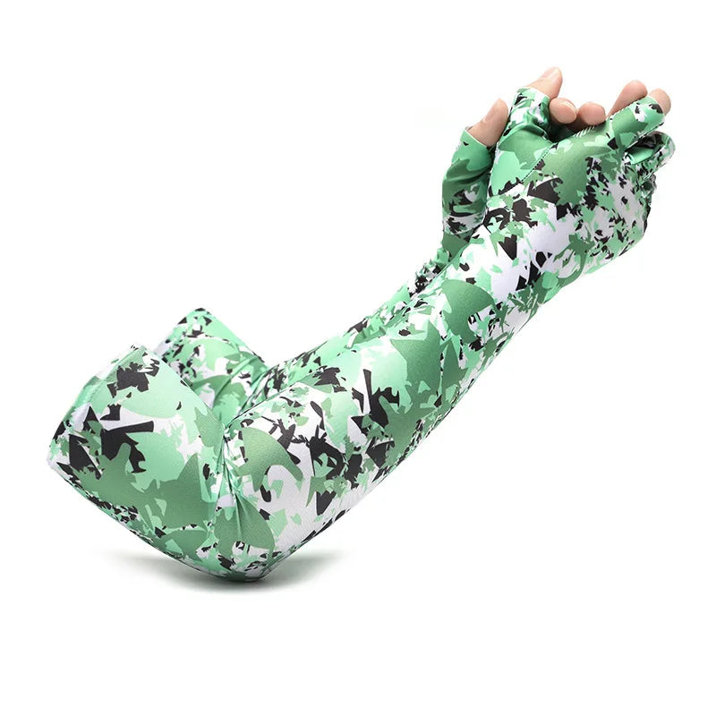 Cool Men Women Arm Sleeve Gloves Running Cycling Sleeves Fishing Bike Sport Protective Arm Warmers UV Protection Cover