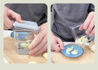 Manual Garlic Press Grinder – Multifunction Garlic Crusher, Cutter & Peeler Kitchen Tool
