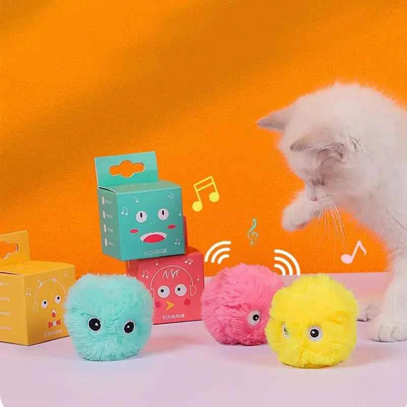 Smart Interactive Catnip Ball Toy for Active Indoor Cat Play