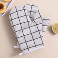 2pcs Heat-insulating Gloves, Anti-scald Microwave Gloves, High Temperature Resistant Kitchen Baking Oven Gloves