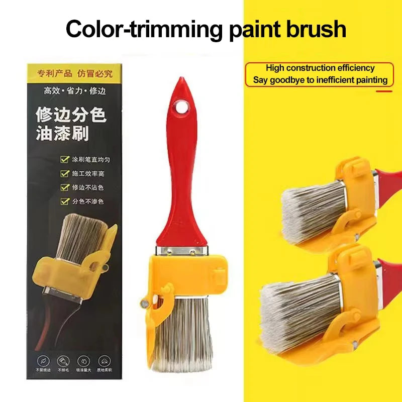 Professional Corner Paint Brush for Walls & Ceilings - Handheld Edger Tool with Clean Cut for Latex Paint, Ideal for Indoor/Outr