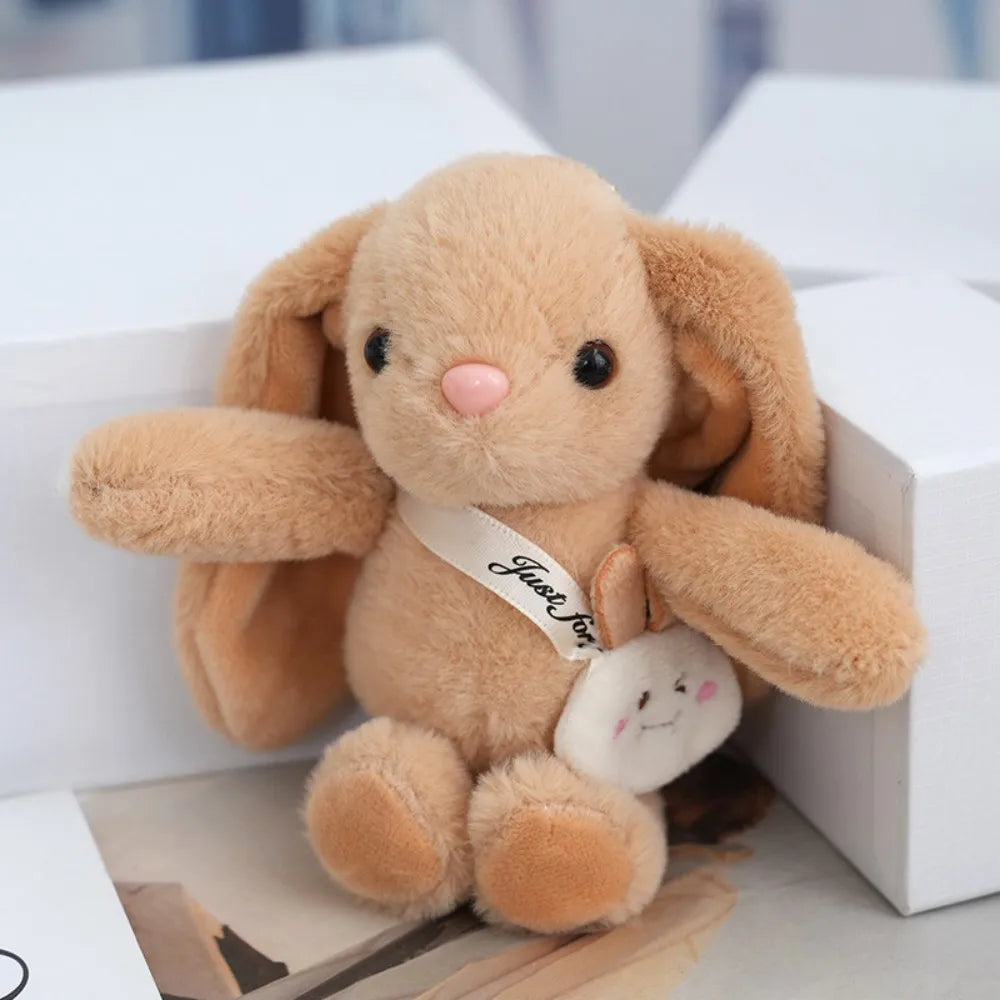 Soft Rabbit Fur Keychain Bag Charm for Women Handbag Accessory