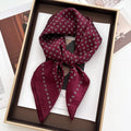 1pcs 70*70cm Women's Square Scarf Soft Satin Floral Print Wrap Foulard Neckerchief Bandannas Hair Skinny Tie Hijab Shawls