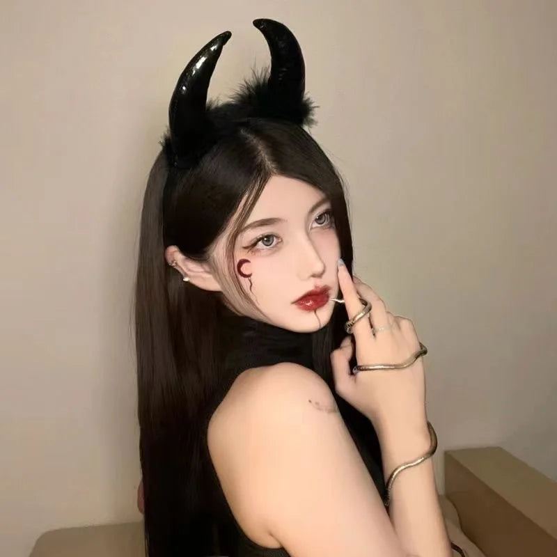Halloween headbands, Devil bat spider headbands, Party hairpins, Dance decorative props, Role-playing headbands