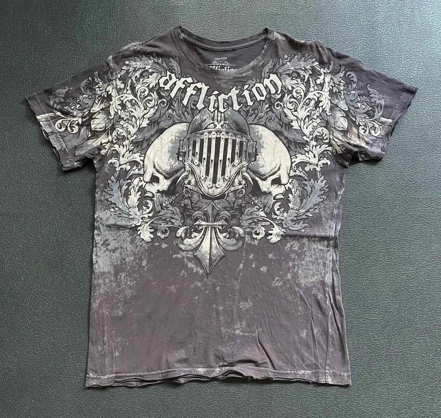2000s affliction Graphic T-Shirt Mens Large Grunge Wings New Fashion Style Couple Tops Pure Cotton Shirt