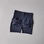 Summer High-Waist Women's Yoga Shorts Breathable Fitness Butt Lift Sports Running Shorts Cycling Push-Up Workout Gym Shorts