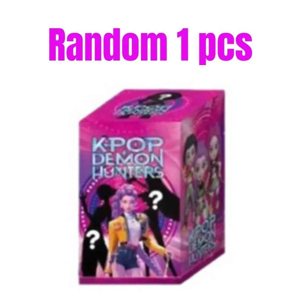 Anime Kpop Devil Hunter Blind Box Disassembly Fun Blind Bag Small statue Peripheral model Desktop Blind box decoration gift