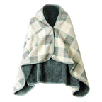 Lady Multifunction Doublelayer Tartan Plaid Blanket Scarf Wrap Shawl Winter Warm шарф женский Elegant Womens Shawl Scarf Winter