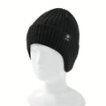 Winter warm woolen hat for middle-aged and elderly people, men's one-piece snowflake ear protection, thickened knitted hat for a