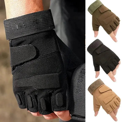 Outdoor Tactical Gloves Sport Gloves Half Finger Men Women Combat Shooting Hunting Fitness Fingerless Gloves