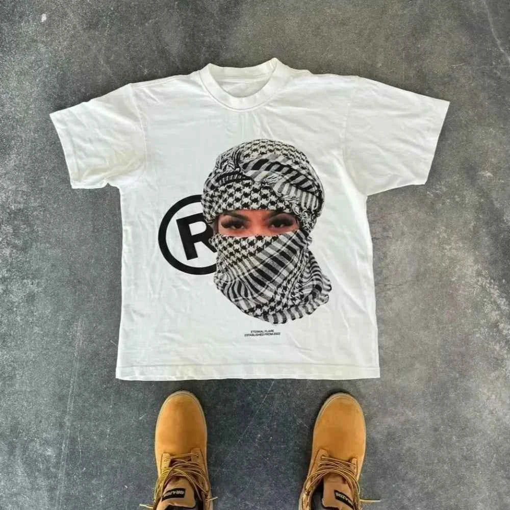 American Letter Graphic T Shirts Y2k Oversized T Shirt Couples Pro Choice Harajuku Gothic Streetwear Vintage Men Women Clothing