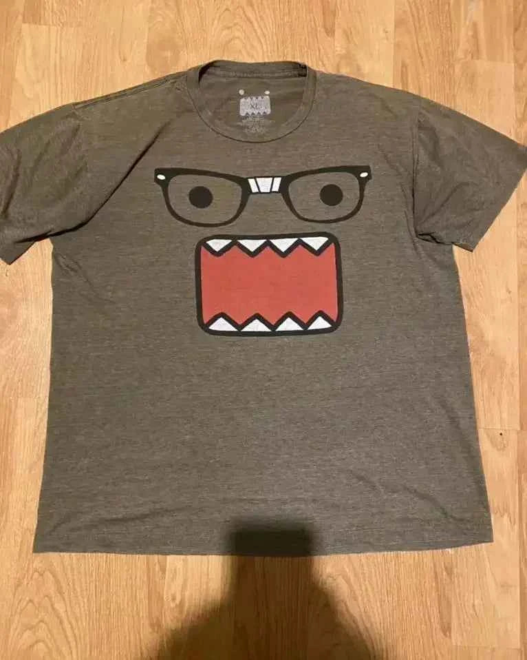 2024 Retro Kawaii Oversized Summer Trend Funny T shirts Printed Versatile Couple Cotton Y2k Casual Loose Tops New Simple Tee